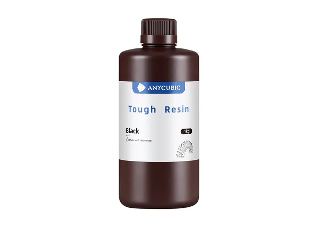 Фото 3 - ЧОРНА Гнучка фотополімерна смола Anycubic Flexible Tough Resin BLACK 1КГ