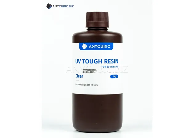 Фото 4 - ПРОЗРАЧНА Гнучка фотополімерна смола Anycubic Flexible Tough Resin CLEAR 1КГ