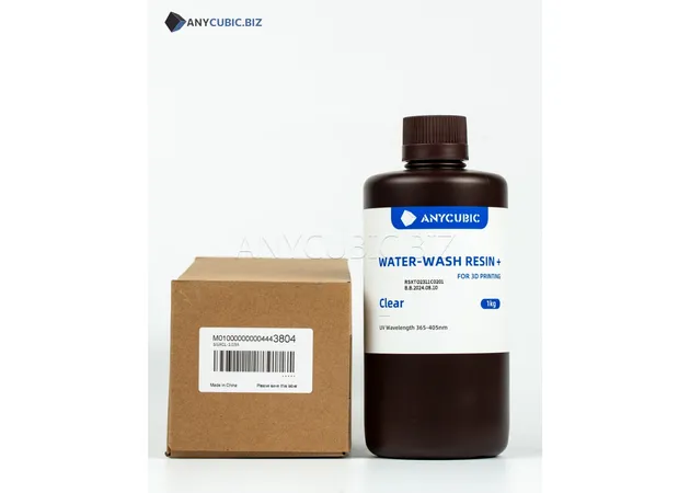 Фото 4 - ПРОЗОРА Обробляєма водою Фотополімерна смола Anycubic Water-Wash Resin+