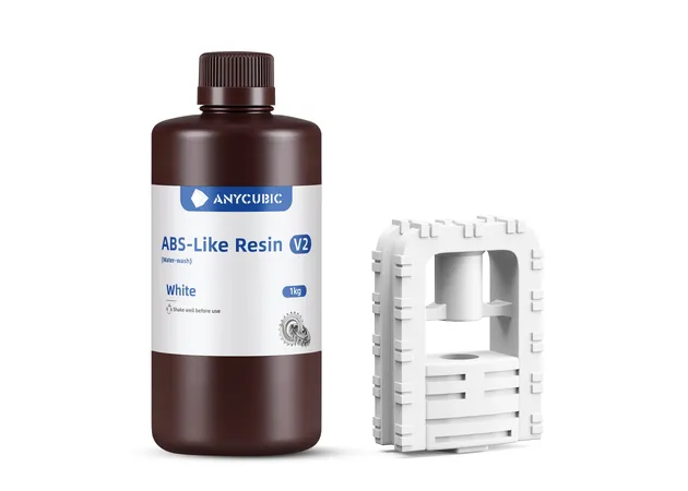 Фото 2 - Anycubic ABS-Like Resin V2 White | Water-Washable & Durable UV Resin
