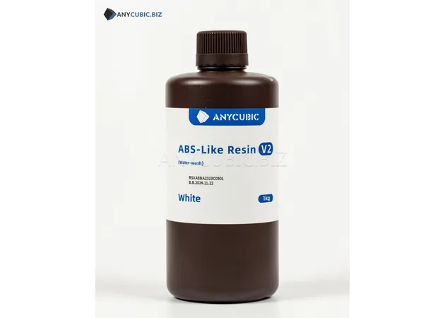 Фото 3 - Anycubic ABS-Like Resin V2 White | Water-Washable & Durable UV Resin
