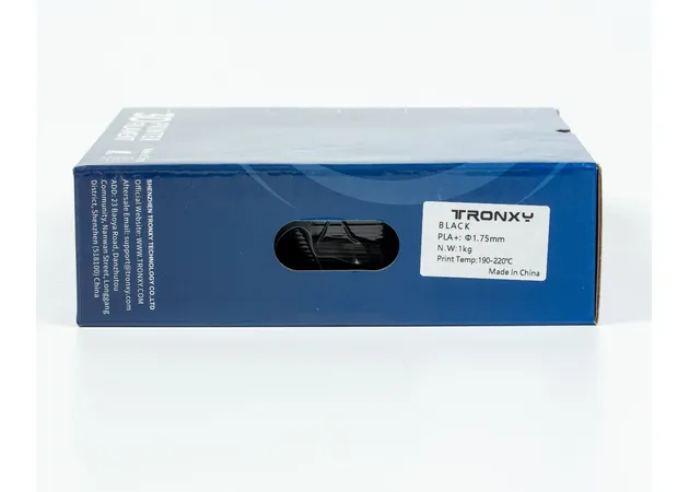 Фото 5 - Black PLA plus plastic Tronxy for 3D printer 340m | 1 kg | 1.75 mm