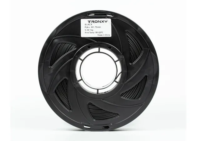 Фото 8 - Black PLA plus plastic Tronxy for 3D printer 340m | 1 kg | 1.75 mm