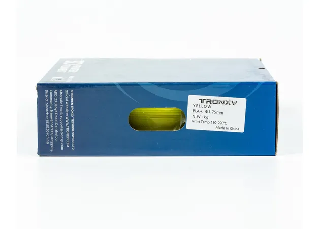 Фото 5 - Yellow PLA plus plastic Tronxy for 3D printer 340m | 1 kg | 1.75 mm