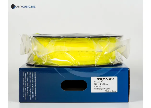 Фото 3 - Yellow PLA plus plastic Tronxy for 3D printer 340m | 1 kg | 1.75 mm
