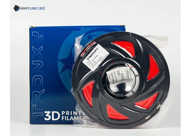 Фото 2 - Червоний PLA філамент (пластик) для 3D принтера 1кг, 1.75мм, 330м Tronxy Filament