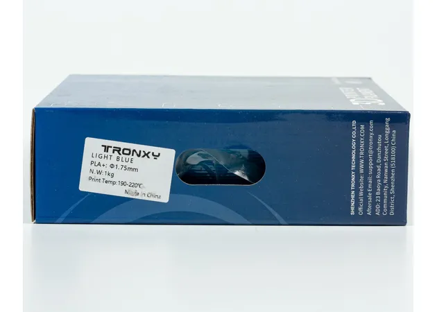 Фото 5 - Світло-блакитний PLA філамент (пластик) для 3D принтера 1кг, 1.75мм, 330м Tronxy Filament