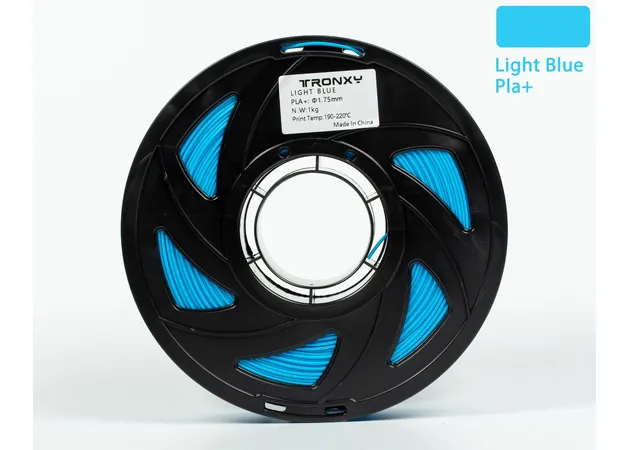 Фото 6 - Світло-блакитний PLA філамент (пластик) для 3D принтера 1кг, 1.75мм, 330м Tronxy Filament