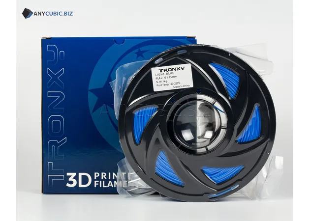 Фото 2 - Світло-блакитний PLA філамент (пластик) для 3D принтера 1кг, 1.75мм, 330м Tronxy Filament