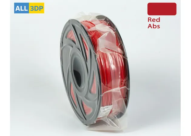 Фото 2 - Червоний ABS філамент (пластик) для 3D принтера 1кг, 1.75мм, 330м Tronxy