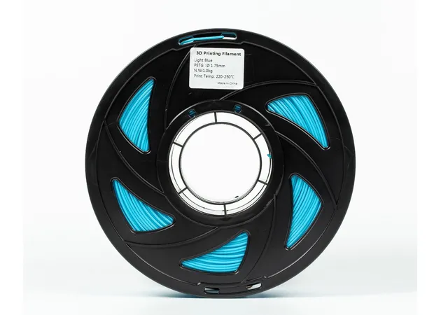 Фото 4 - PETG filament (plastic) for 3D printer Light Blue 1kg, 1.75mm, 330m