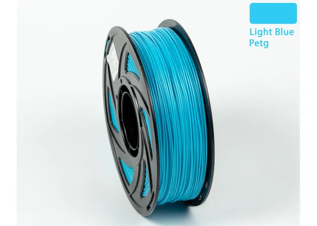 Фото 3 - PETG filament (plastic) for 3D printer Light Blue 1kg, 1.75mm, 330m