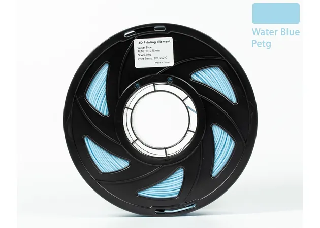 Фото 2 - PETG filament (plastic) for 3D printer Water blue 1kg, 1.75mm, 330m