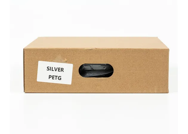 Фото 5 - PETG filament (plastic) for 3D printer Silver 1kg, 1.75mm, 330m