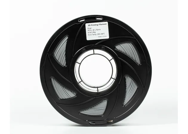 Фото 4 - PETG filament (plastic) for 3D printer Silver 1kg, 1.75mm, 330m