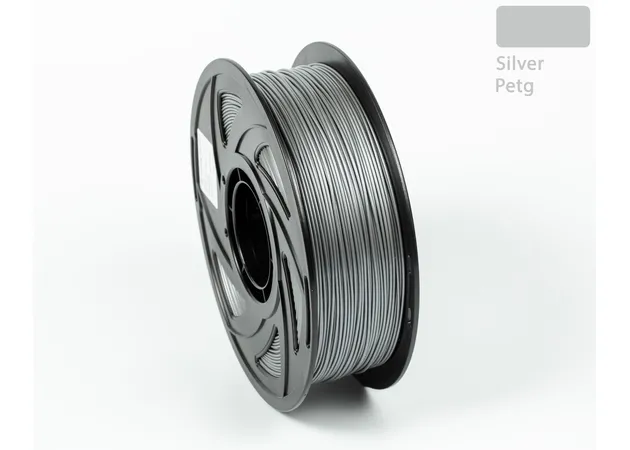 Фото 3 - PETG filament (plastic) for 3D printer Silver 1kg, 1.75mm, 330m