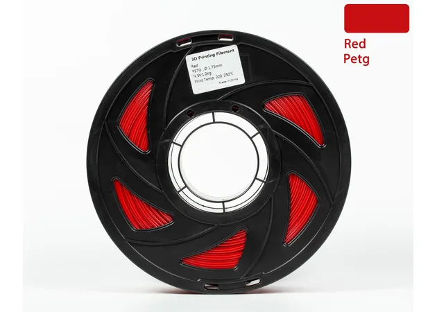 Фото 2 - PETG filament (plastic) for 3D printer Red 1kg, 1.75mm, 330m