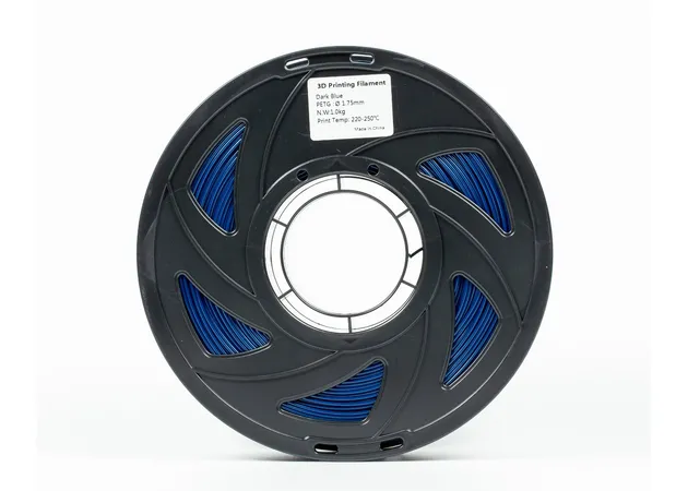 Фото 4 - PETG filament (plastic) for 3D printer Dark blue 1kg, 1.75mm, 330m