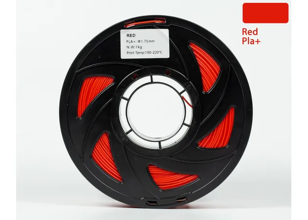 Фото 2 - Red PLA Plus plastic filament for 3D printer 1kg, 1.75mm, 330m Filament