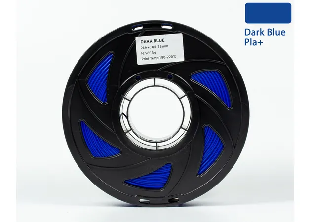 Фото 2 - Dark blue PLA Plus plastic filament for 3D printer 1kg, 1.75mm, 330m Filament