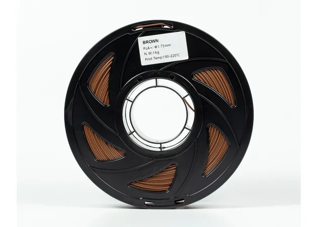 Фото 5 - Brown PLA Plus plastic filament for 3D printer 1kg, 1.75mm, 330m Filament