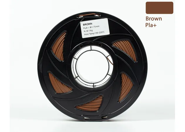 Фото 2 - Brown PLA Plus plastic filament for 3D printer 1kg, 1.75mm, 330m Filament