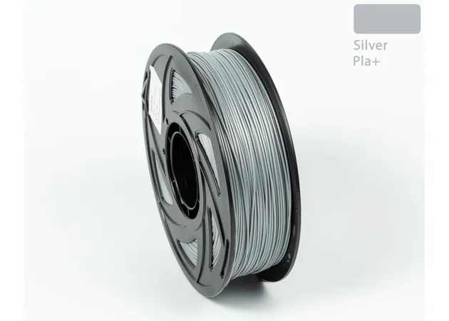 Фото 4 - Silver PLA Plus plastic filament for 3D printer 1kg, 1.75mm, 330m Filament