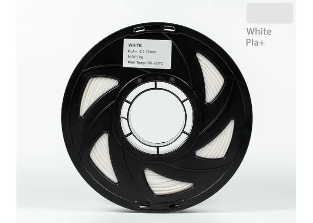 Фото 2 - White PLA Plus plastic filament for 3D printer 1kg, 1.75mm, 330m Filament