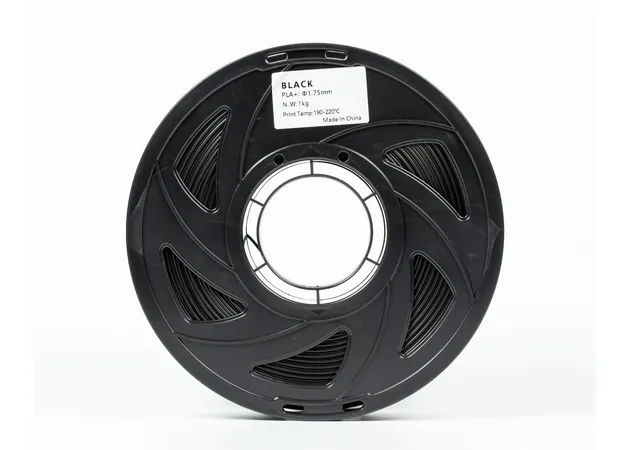 Фото 5 - Black PLA Plus plastic filament for 3D printer 1kg, 1.75mm, 330m Filament