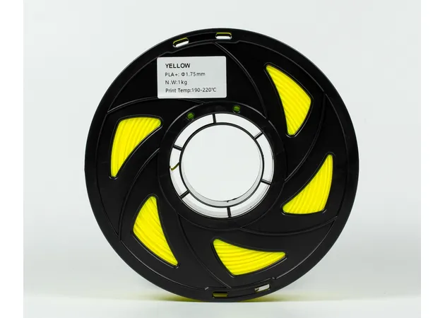 Фото 5 - Yellow PLA Plus plastic filament for 3D printer 1kg, 1.75mm, 330m Filament