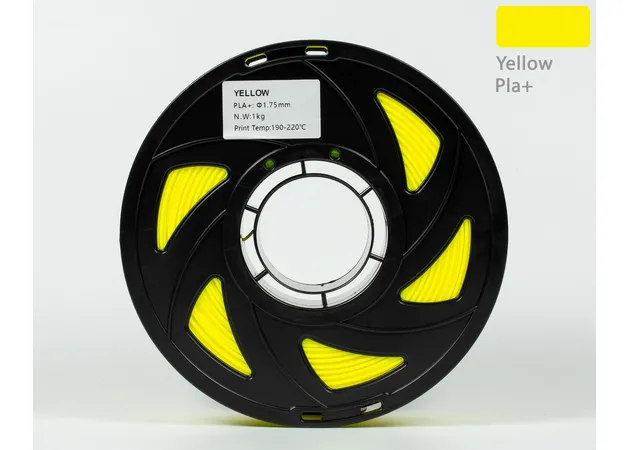 Фото 2 - Yellow PLA Plus plastic filament for 3D printer 1kg, 1.75mm, 330m Filament