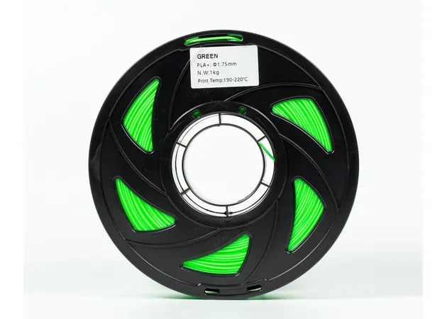 Фото 5 - Green PLA Plus plastic filament for 3D printer 1kg, 1.75mm, 330m Filament