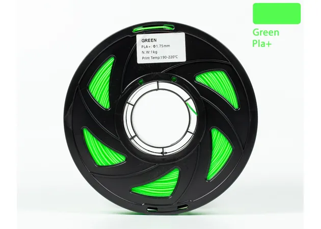 Фото 2 - Green PLA Plus plastic filament for 3D printer 1kg, 1.75mm, 330m Filament