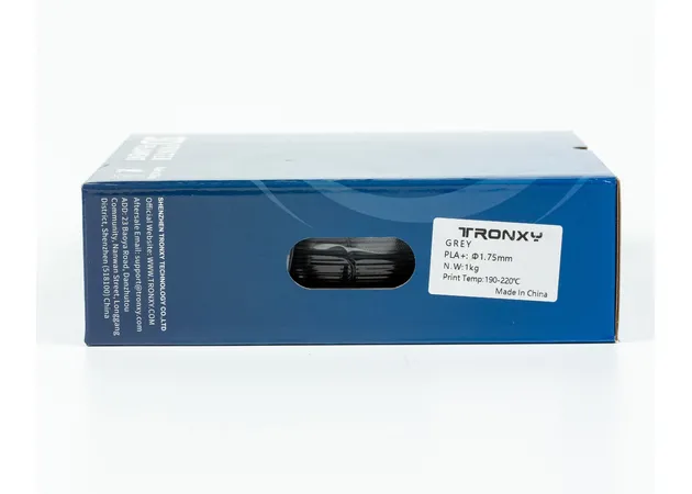 Фото 2 - Grey PLA plus plastic Tronxy for 3D printer 340m | 1 kg | 1.75 mm