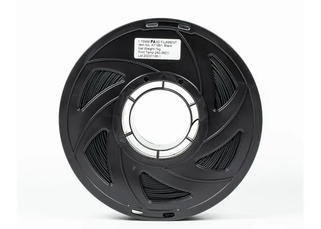 Фото 5 - Nylon 6 (PA) plastic Polyamide NYLON BLACK 1.75 MM 1kg