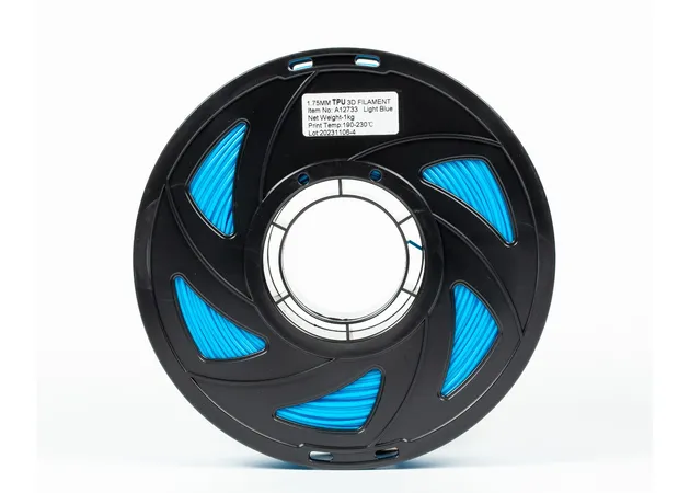 Фото 5 - Light Blue TPU 95A Filament for 3D Printer 1 kg