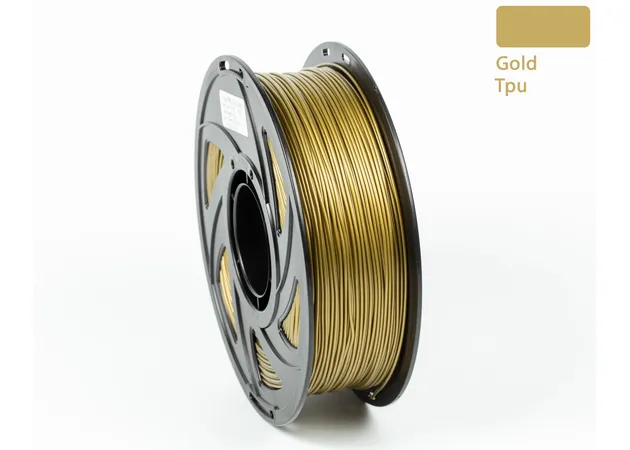 Фото 4 - Gold TPU 95A Filament for 3D Printer 1 kg