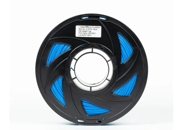 Фото 5 - Blue TPU 95A Filament for 3D Printer 1 kg