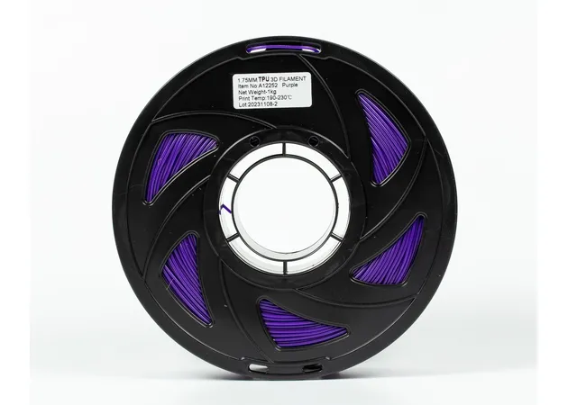 Фото 5 - Purple TPU 95A Filament for 3D Printer 1 kg