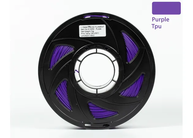 Фото 2 - Purple TPU 95A Filament for 3D Printer 1 kg