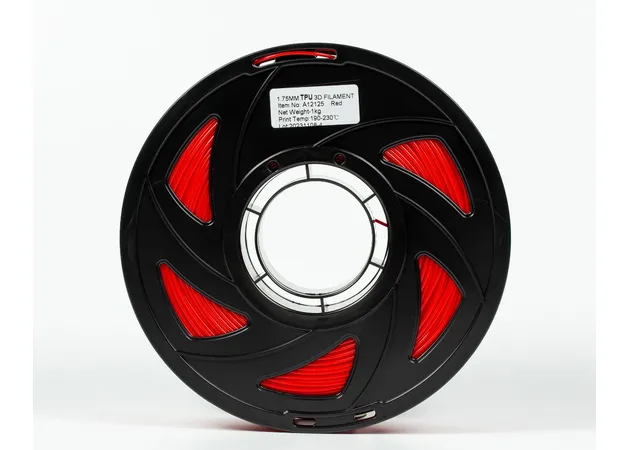 Фото 5 - Red TPU 95A Filament for 3D Printer 1 kg
