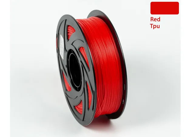 Фото 4 - Red TPU 95A Filament for 3D Printer 1 kg