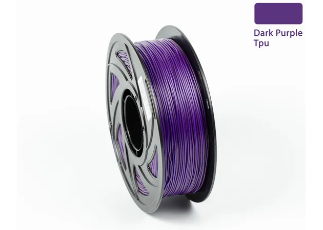 Фото 4 - Dark Purple TPU 95A Filament for 3D Printer 1 kg