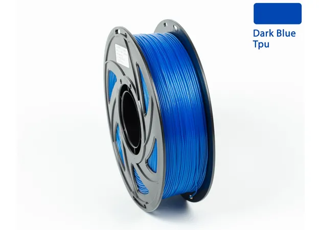 Фото 4 - Dark Blue TPU 95A Filament for 3D Printer 1 kg