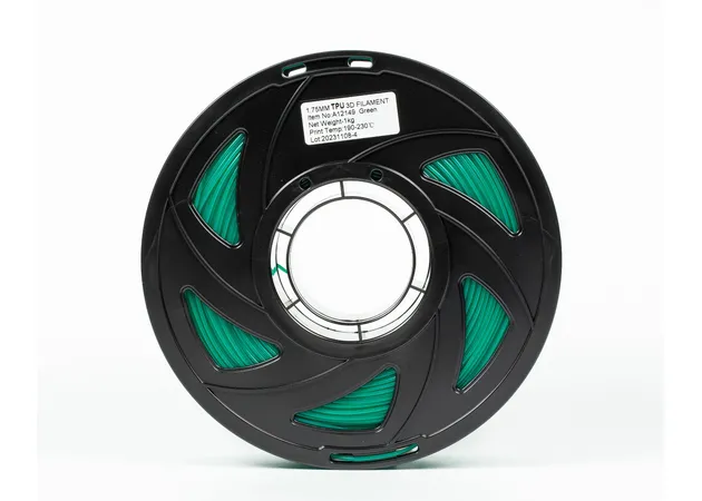 Фото 5 - Green TPU 95A Filament for 3D Printer 1 kg