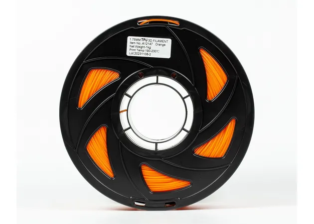Фото 5 - Orange TPU 95A Filament for 3D Printer 1 kg