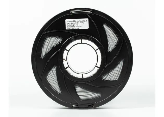 Фото 5 - Grey TPU 95A Filament for 3D Printer 1 kg