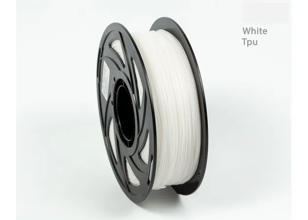 Фото 4 - White TPU 95A Filament for 3D Printer 1 kg