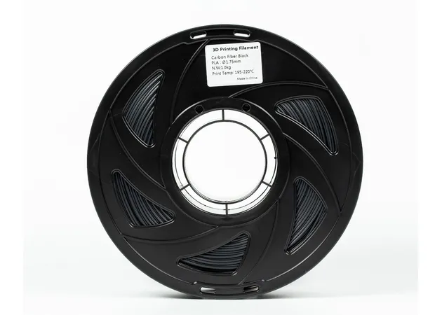 Фото 4 - PLA Carbon Filament (plastic) for 3D printer 1kg, 1.75mm, carbon fiber (black)