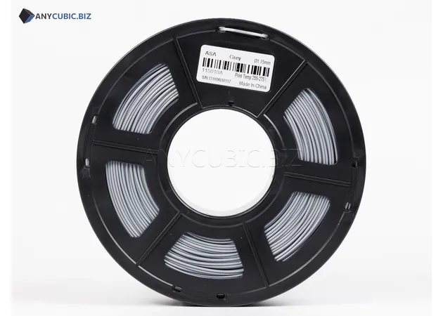 Фото 3 - Anycubic ASA Grey Filament 1 kg 1.75 mm